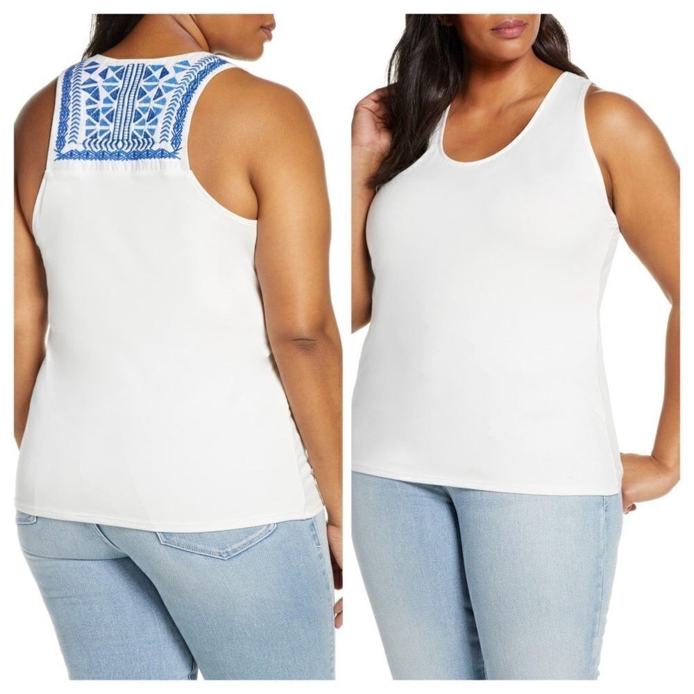 Gibson Look x Hi Sugarplum! Naxos Embroidered Racerback Tank Top